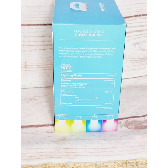 Upgrade Your Lighting System with Mercury 2 Pack RoHS Color+White LED Smart Wi-F - Picture 15 of 15